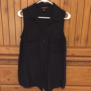 Victoria's Secret Collared Sleeveless Blouse